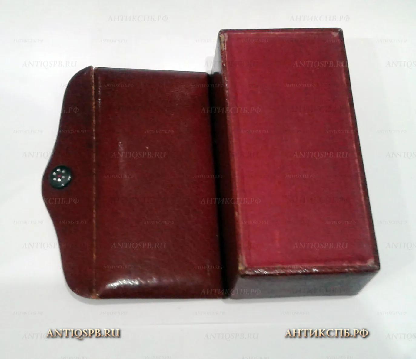 Футляр кожаный от духов Coty Paris France. Нач. ХХ века. №21645.2